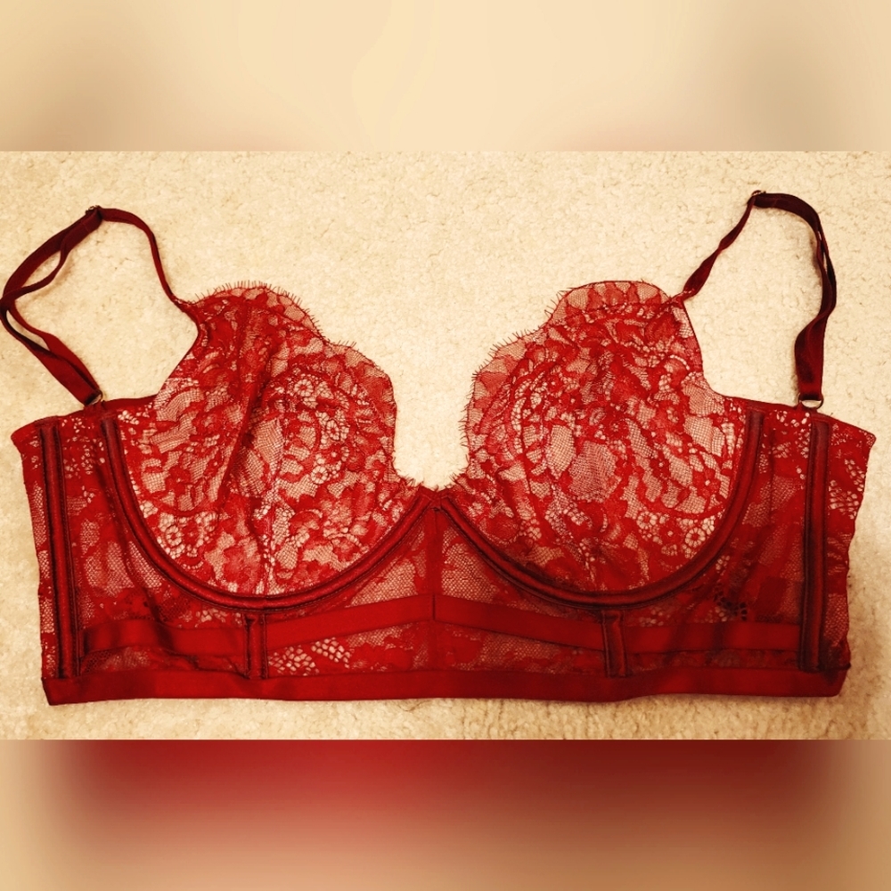 Victoria's Secret Very Sexy Longline Demi Bra 34E 34DD